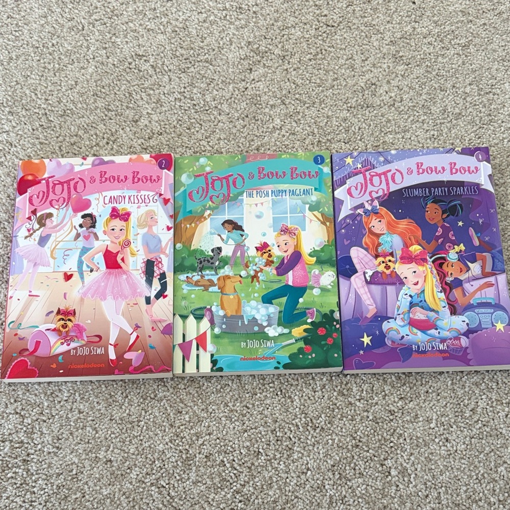 JoJo Siwa Candy Kisses Book with Pink and Red Accents